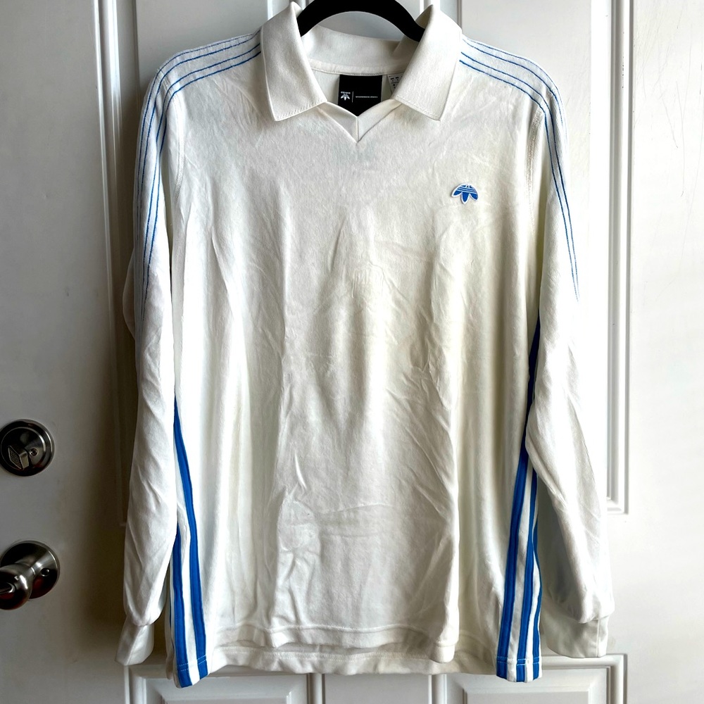 Alexander Wang x adidas. LS Velour Soccer Jersey. (Deadstock)